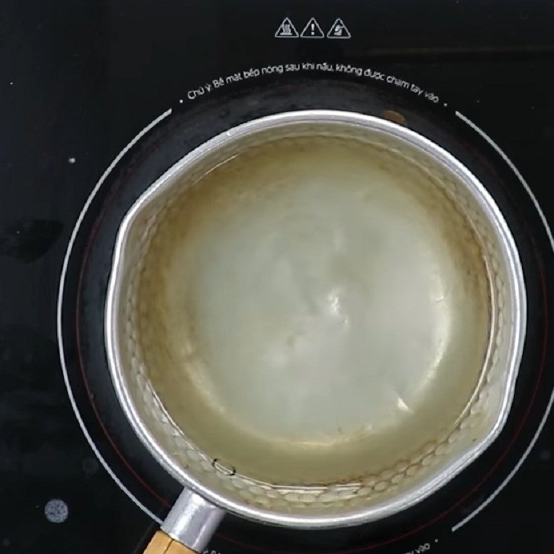 Step 2 Cook sugar syrup Golden Lotus Tea