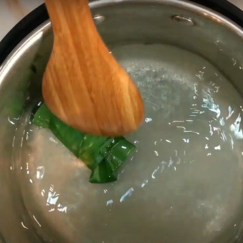 Step 2 Prepare the syrup for Steamed Pumpkin Cake