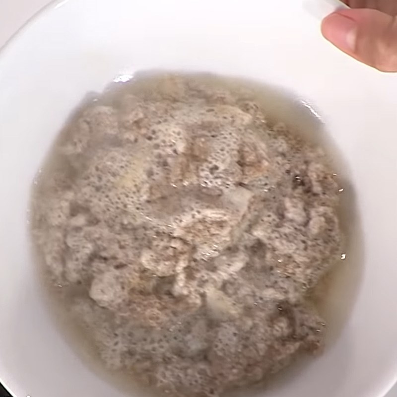 Step 5 Cook the broth for Crab Noodle Soup