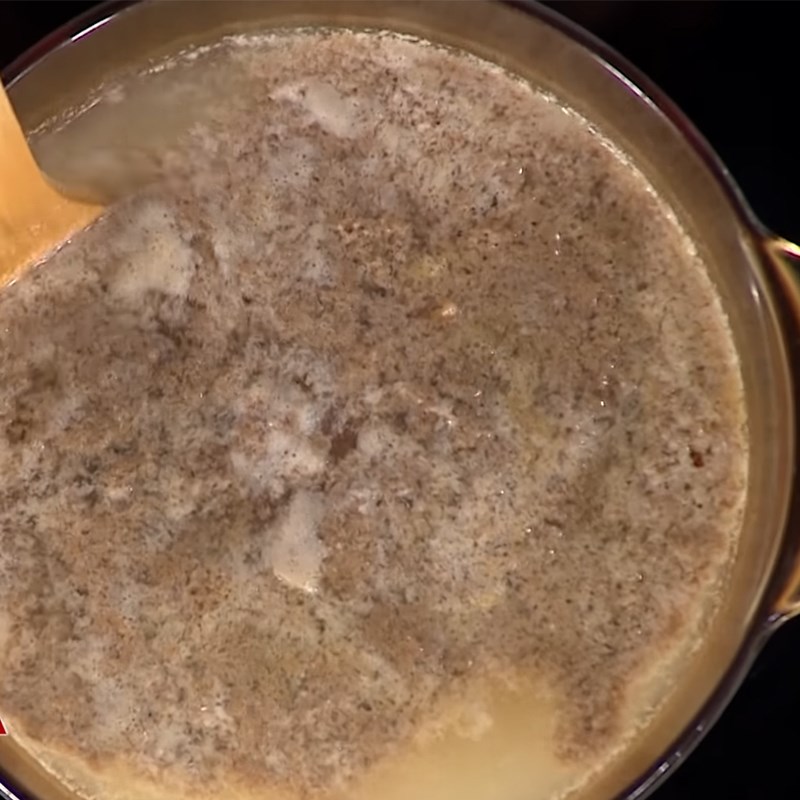 Step 5 Cook the broth for Crab Noodle Soup