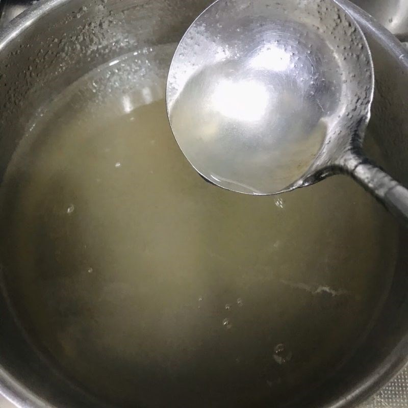 Step 2 Cooking jelly Jelly landscape (recipe shared by users)