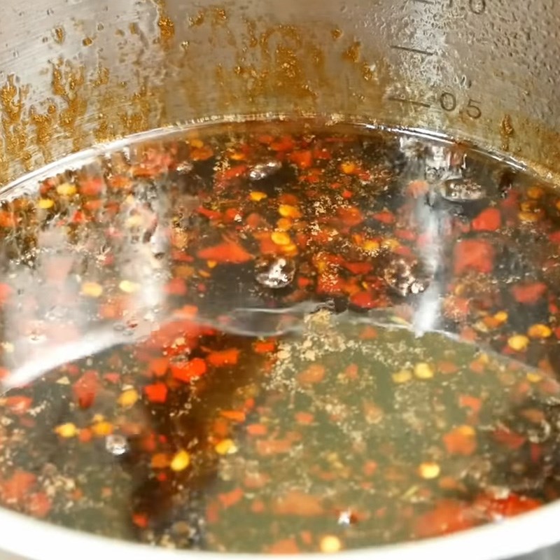 Step 4 Prepare the dipping sauce Chicken noodle roasted with an air fryer