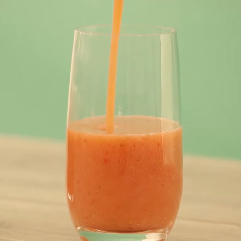 Step 4 Completion Strawberry pea smoothie
