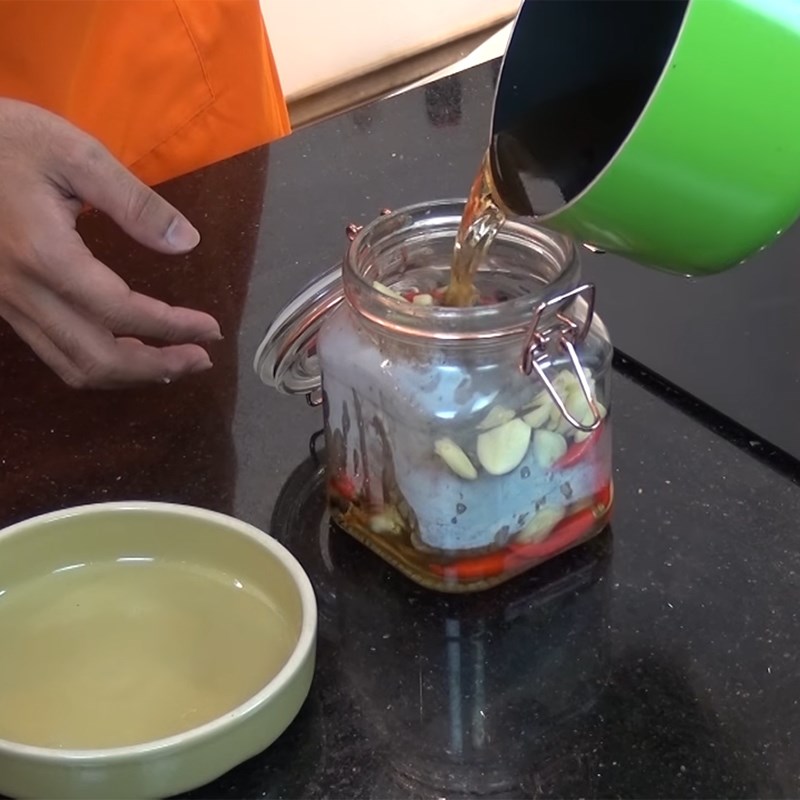 Step 3 Pickling the beef