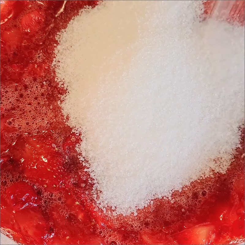 Step 2 Soak strawberries with sugar Strawberry Syrup with Sugar