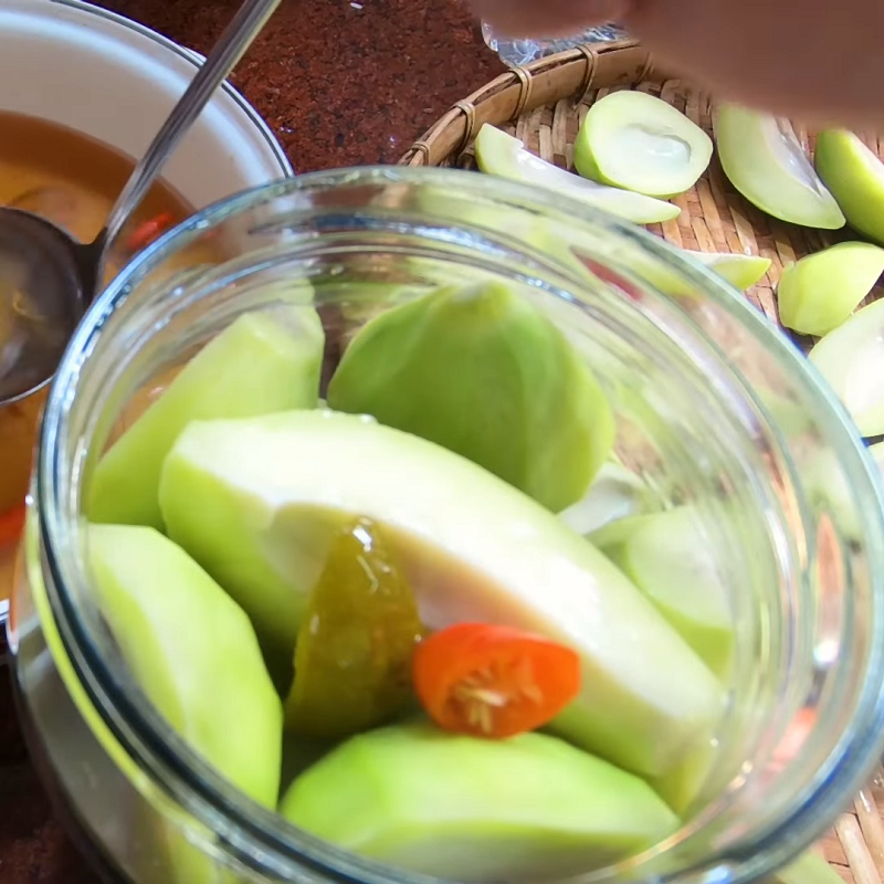 Step 3 Pickled Mango Mango pickled in fish sauce with fresh chili