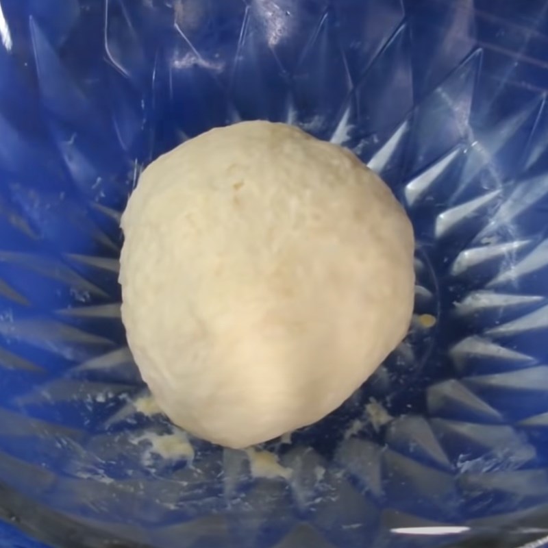 Step 3 Kneading and proofing dough for Fried Cheese-Stuffed Shrimp