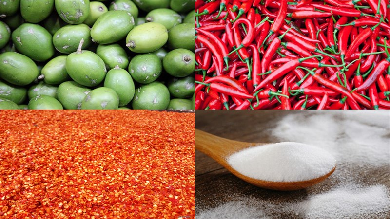 Ingredients for Mango with Chili Salt