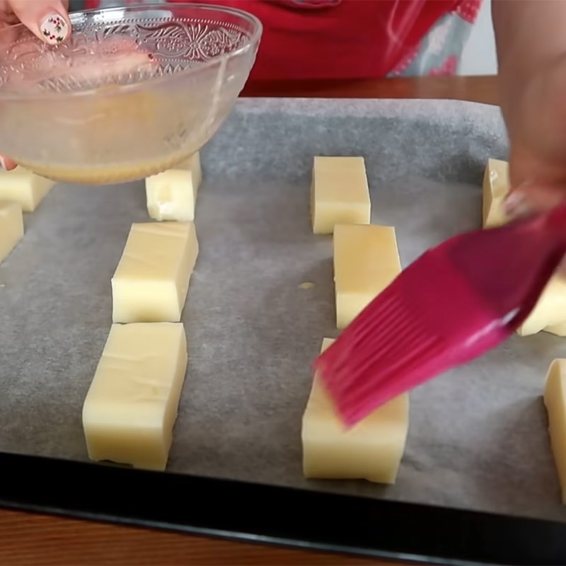 Step 4 Bake the cake Fresh milk orange cake baked