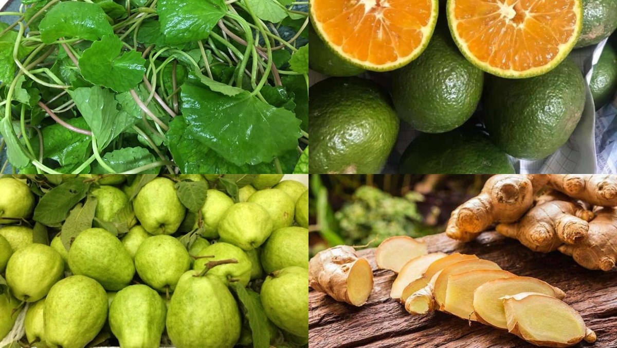 Ingredients for watercress juice