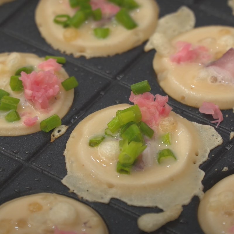 Step 4 Grilling Octopus Cakes Takoyaki