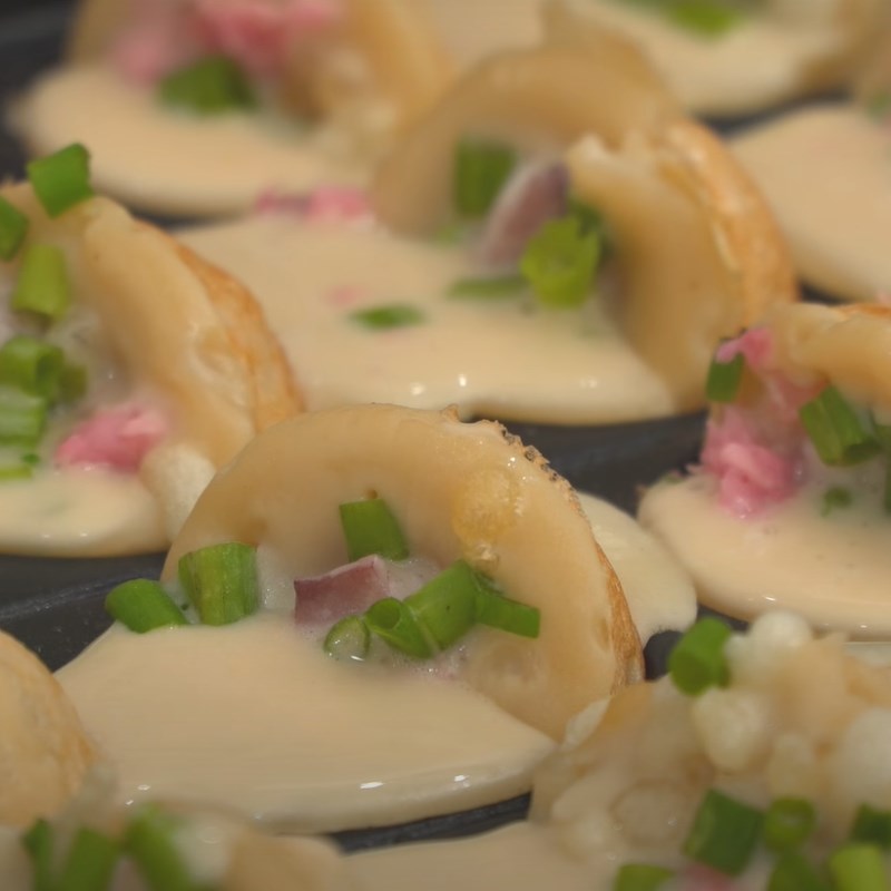 Step 4 Grilling Octopus Cakes Takoyaki