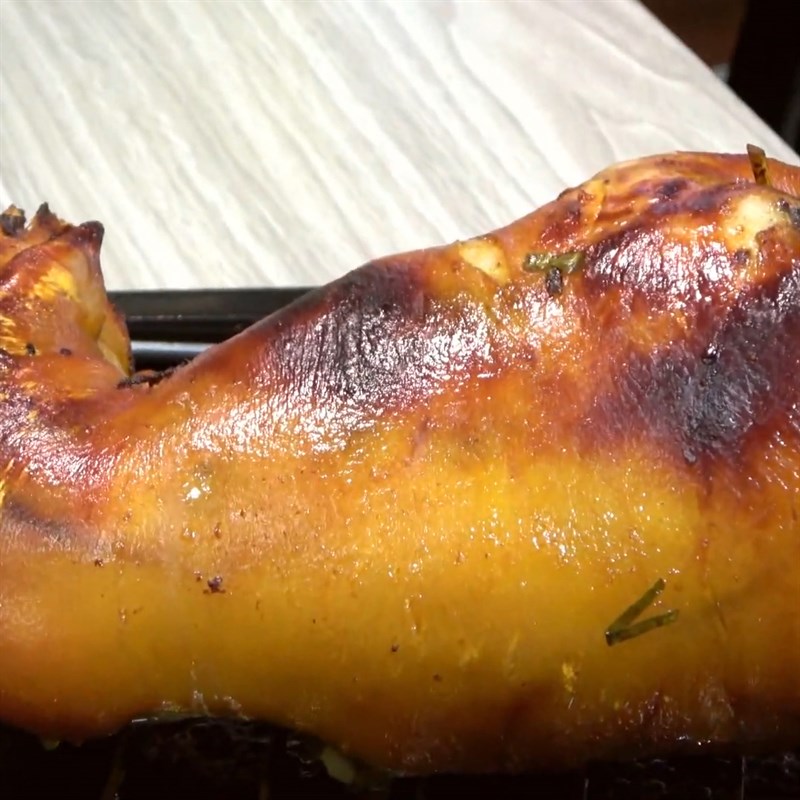 Step 6 Roast Pork Leg Grilled Pork Leg with Mac Mat Leaves