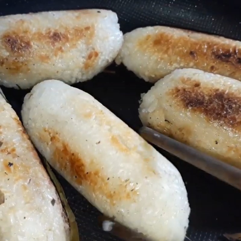 Step 4 Grilling Bananas Grilled Banana Dessert