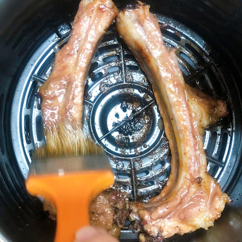 Step 3 Grilling Pork Ribs BBQ Ribs using air fryer