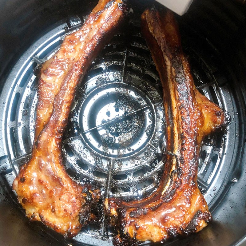 Step 3 Grilling Pork Ribs BBQ Ribs using air fryer