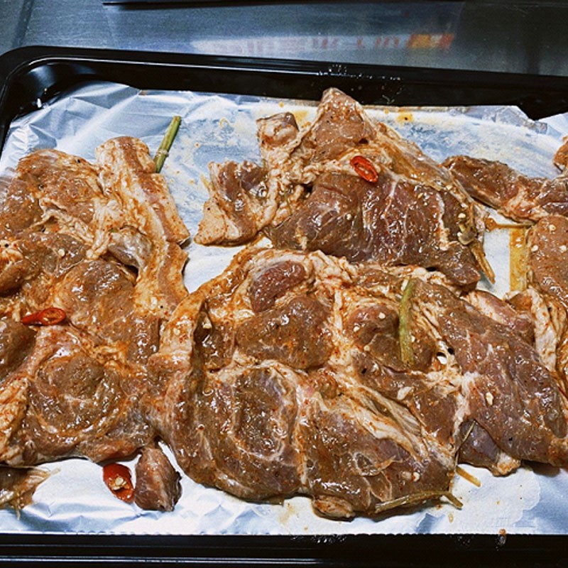 Step 4 Grilling ribs with the oven Grilled pork ribs using the oven
