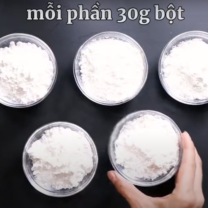Step 1 Prepare the batter for Colorful Rice Paper Rolls
