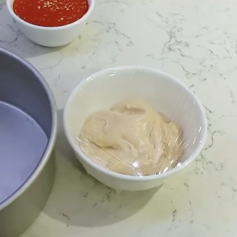 Step 4 Mixing the colorful cake dough Rainbow sticky rice cake