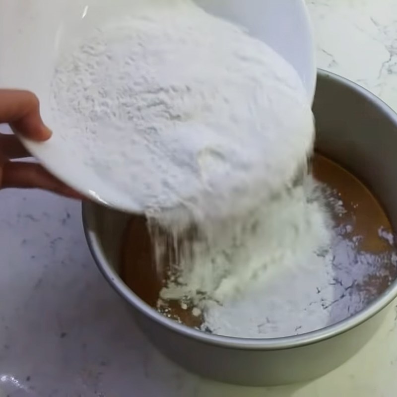 Step 4 Mix the colorful dough for five-color cake