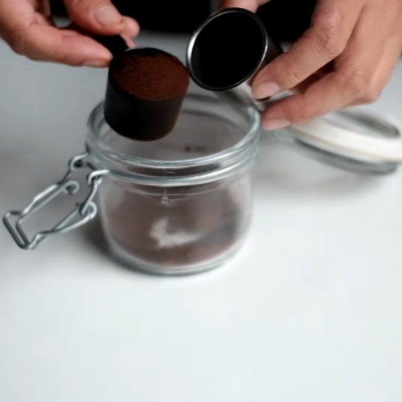 Step 3 Make Espresso coffee Dalgona latte
