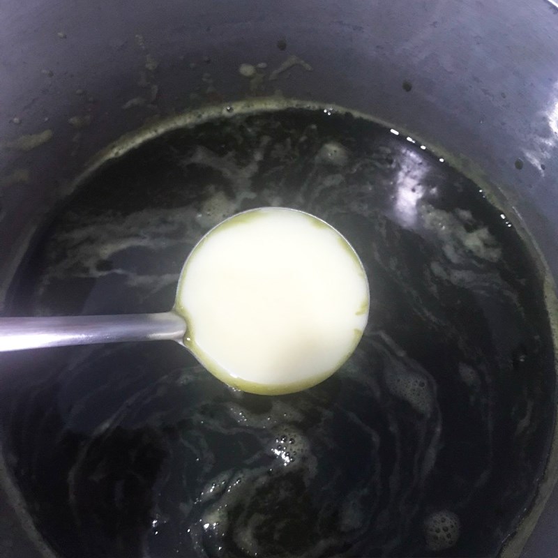 Step 3 Mix milk pennywort Milk pennywort