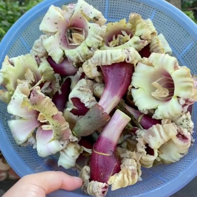 Step 1 Drying nuc nac flowers How to process dried nuc nac flowers
