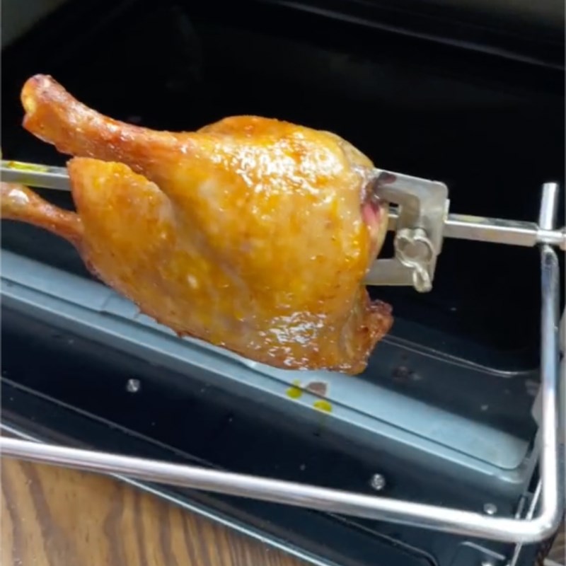 Step 4 Roast Duck Duck roasted with annatto