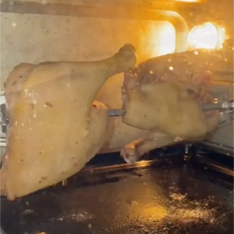 Step 4 Roast Duck Duck roasted with annatto