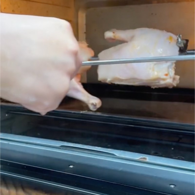 Step 4 Roast Duck Duck roasted with annatto