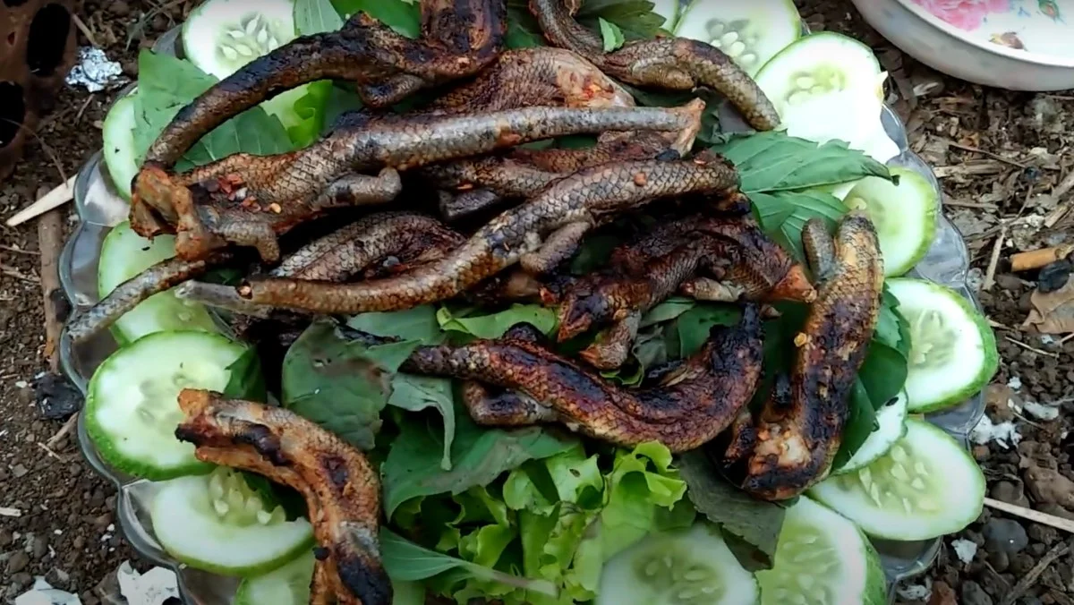 3 ways to make delicious grilled lizard fish, a unique specialty of the Mekong Delta 9 Grilled Lizard with Chili Salt