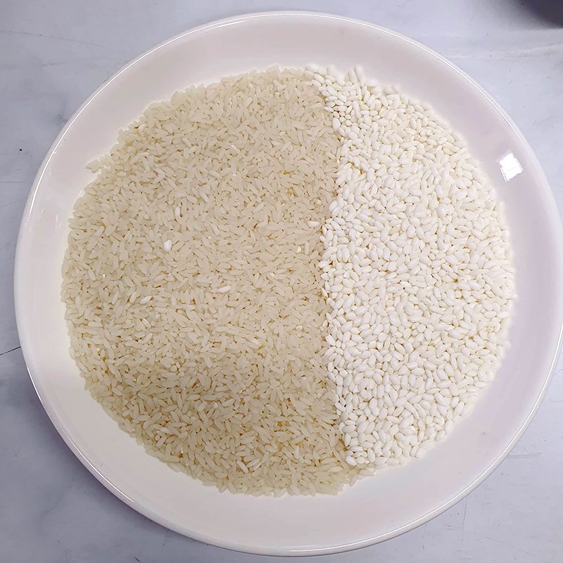 Step 1 Roasting Rice for Cashew Nut Milk