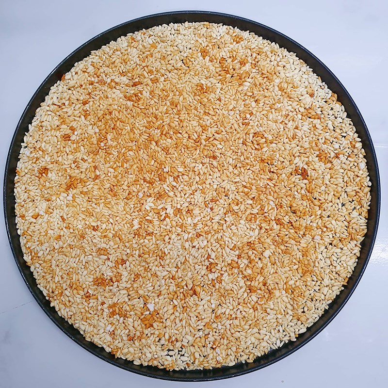 Step 1 Roasting rice Cashew milk
