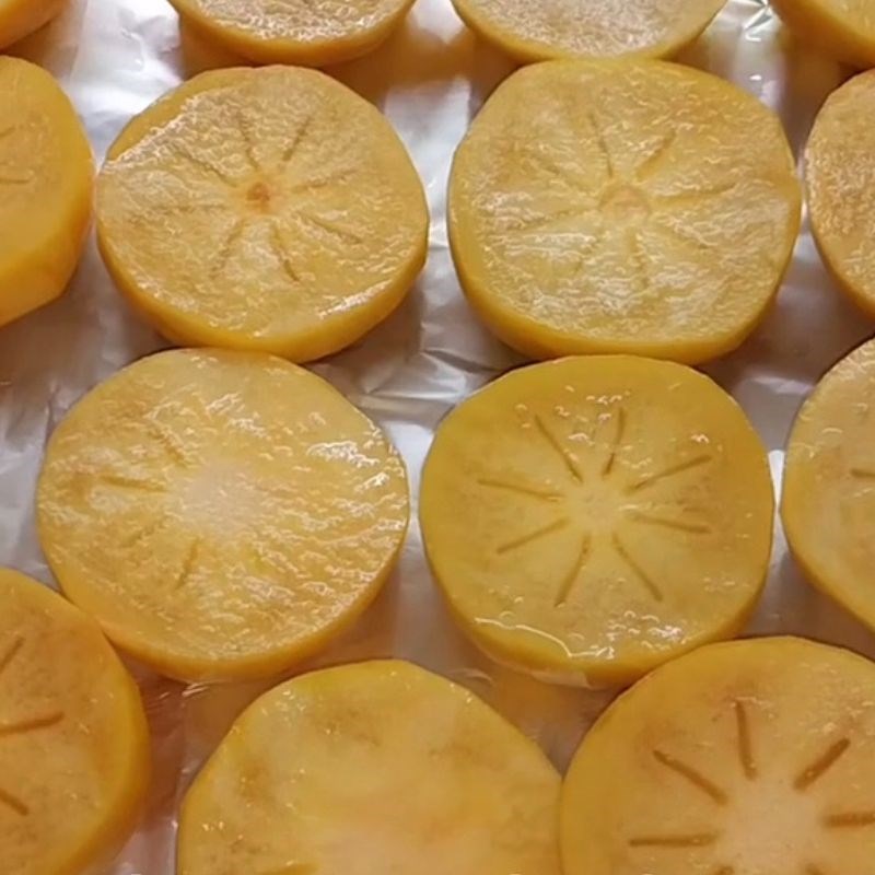 Step 4 Dried Persimmons Dried persimmons using an air fryer