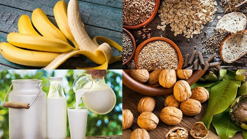 Ingredients for cereal smoothie