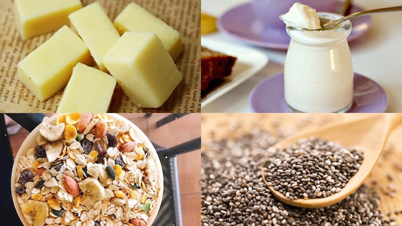 Ingredients for cereal smoothie