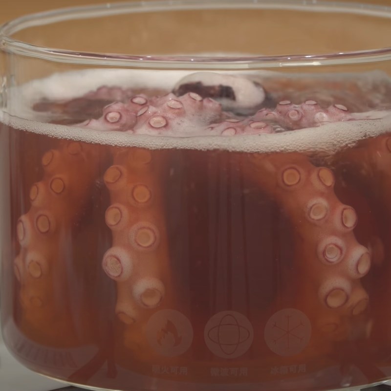 Step 1 Preparing the octopus for Takoyaki