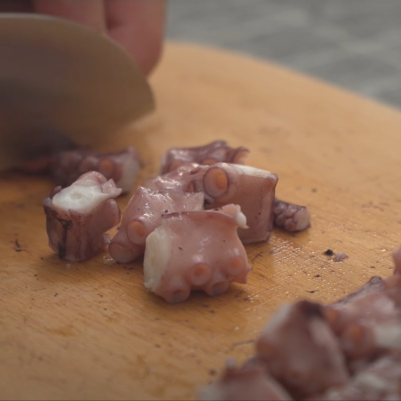 Step 1 Preparing the octopus for Takoyaki