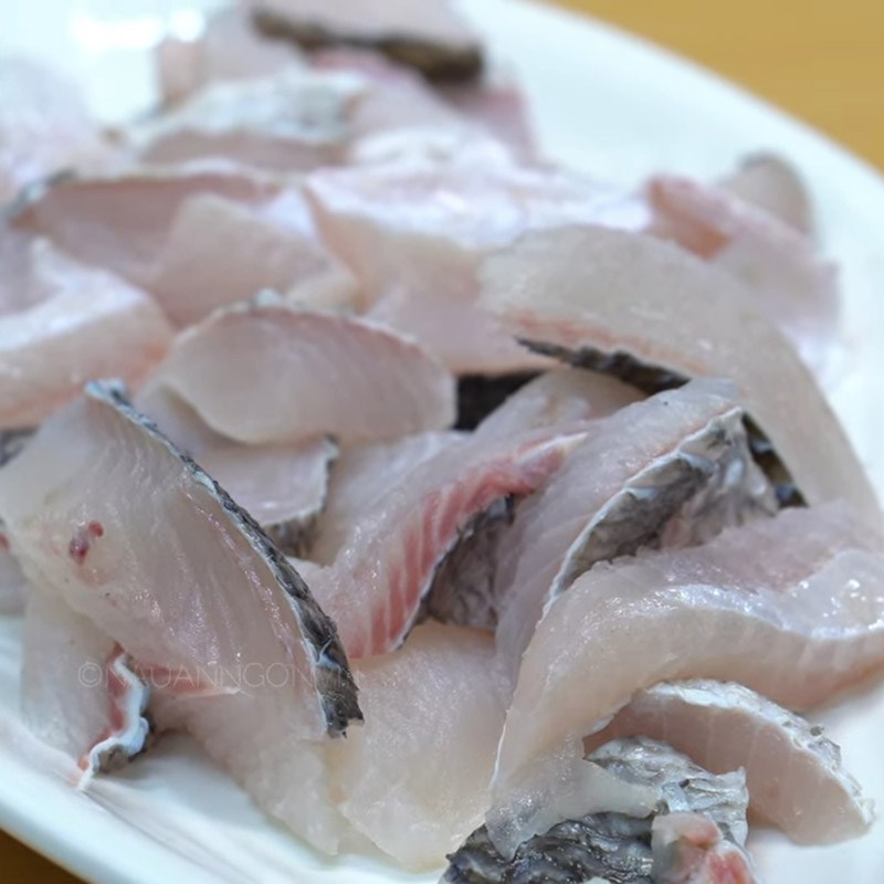Step 1 Prepare Snakehead Fish for Snakehead Fish Porridge with Coconut Milk