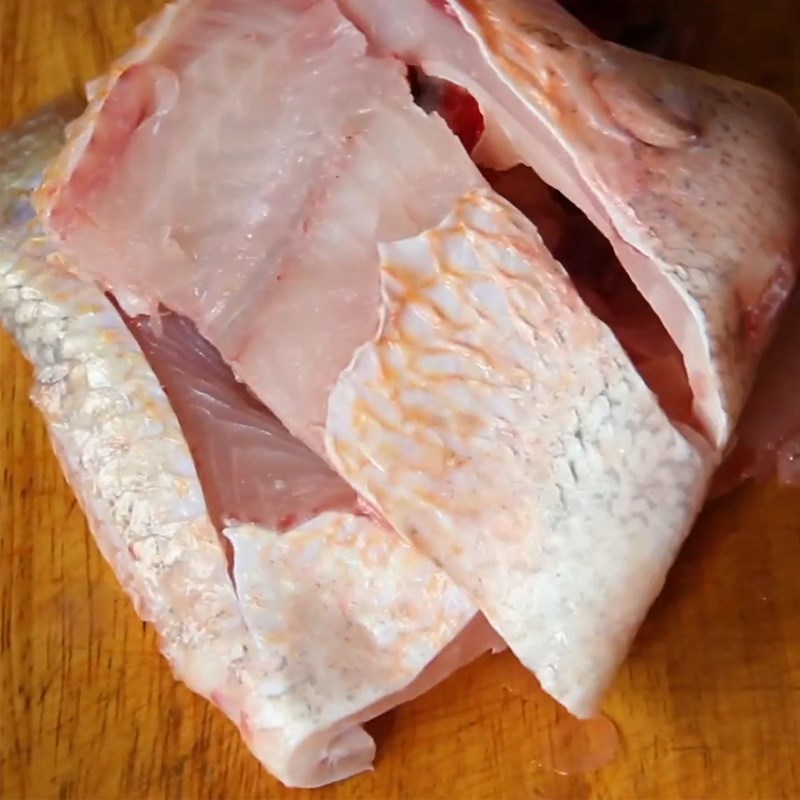 Step 2 Prepare the types of meat and fish for Tomato Hotpot