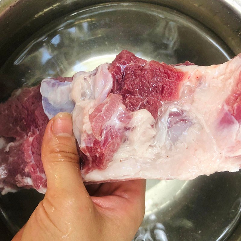 Step 1 Prepare the ingredients for BBQ Grilled Ribs using an air fryer