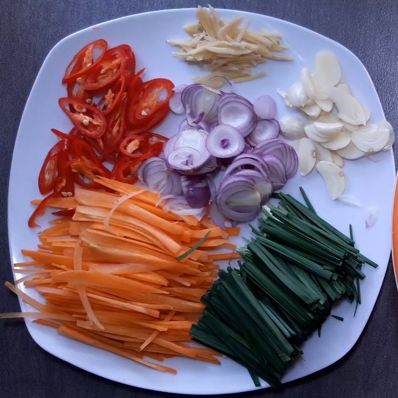 Step 2 Prepare other ingredients Pickled young jackfruit