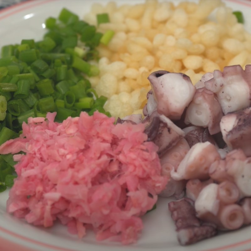 Step 2 Prepare the other ingredients Takoyaki