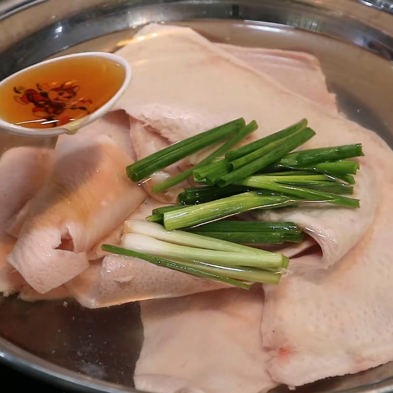 Step 1 Prepare the pork skin for Banana Flower and Pork Skin Salad
