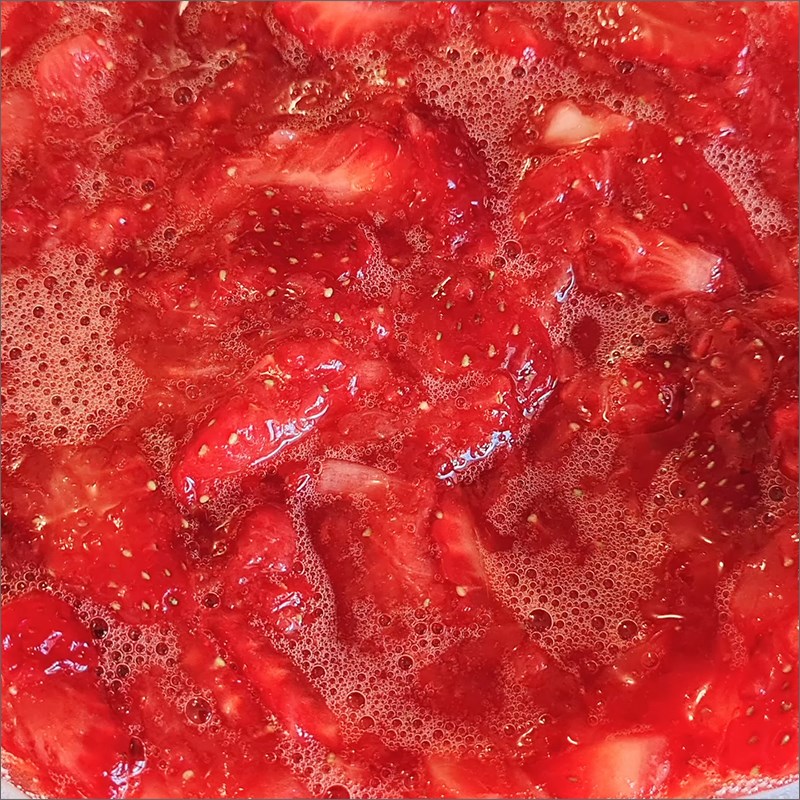 Step 1 Prepare strawberries Strawberry Syrup with Sugar