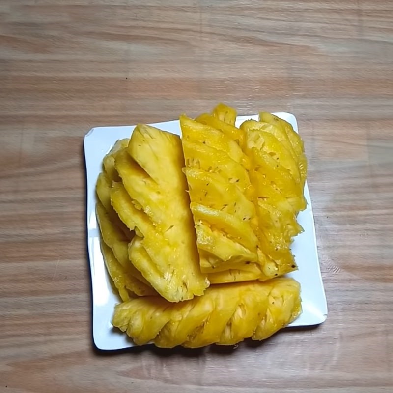 Step 1 Prepare the Pineapple Yogurt Pineapple Ice Cream