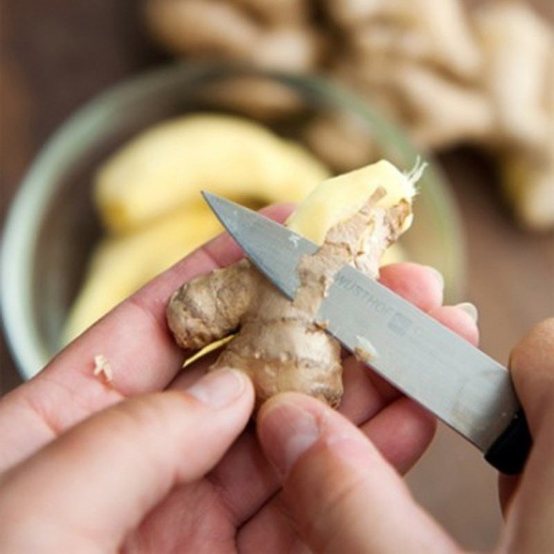 Step 2 Prepare ginger Ginger Chicken Gizzard