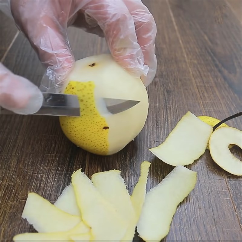 Step 1 Prepare the Pear Ginger Pear Juice