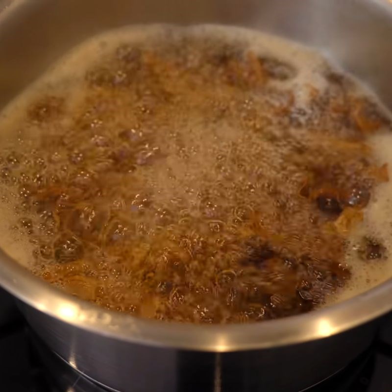 Step 2 Preparing dried bamboo shoots Bun ngan dried bamboo shoots