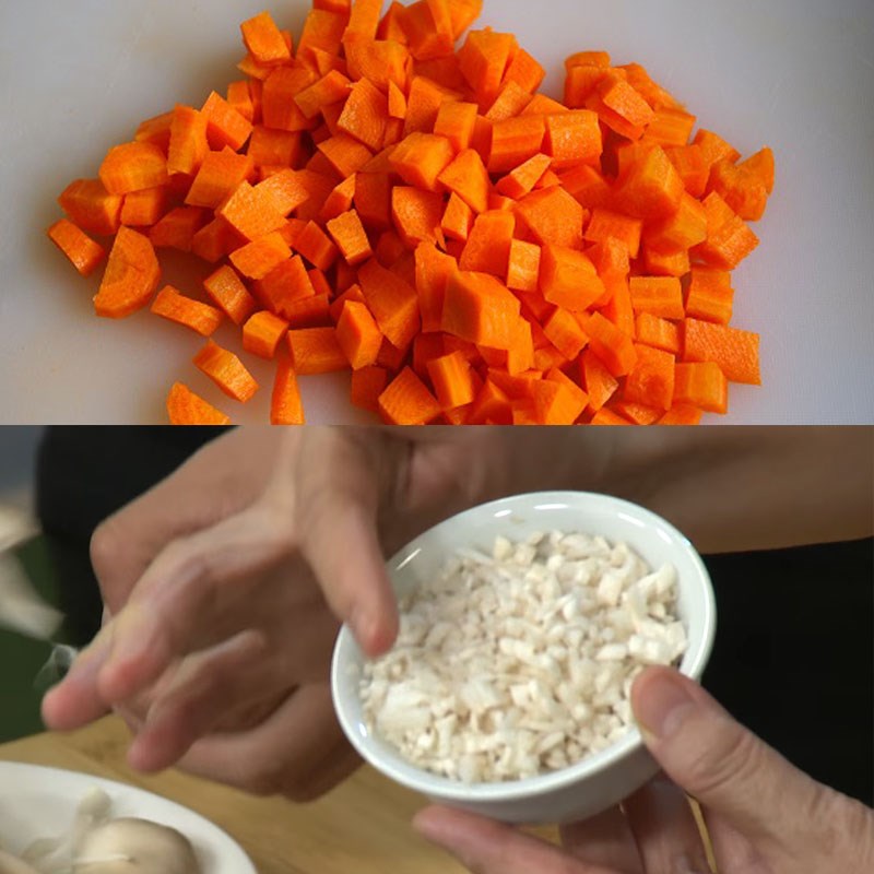Step 1 Prepare the ingredients Vegetarian Abalone Porridge